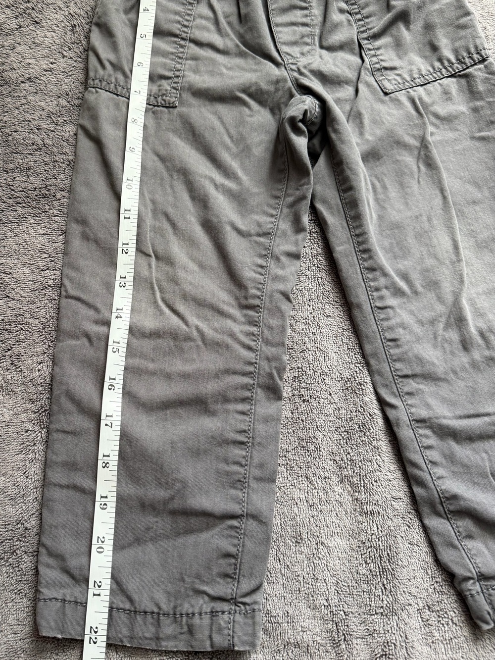 Kids Grey Drawstring Pants - Picture 5 of 9